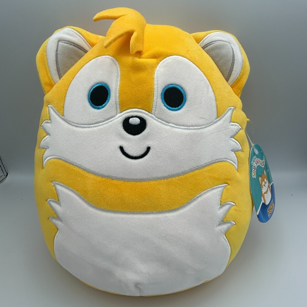 Sonic the Hedgehog Squishmallows Plush 2‎ Tails 11" Sega Game Jazwares -NEW